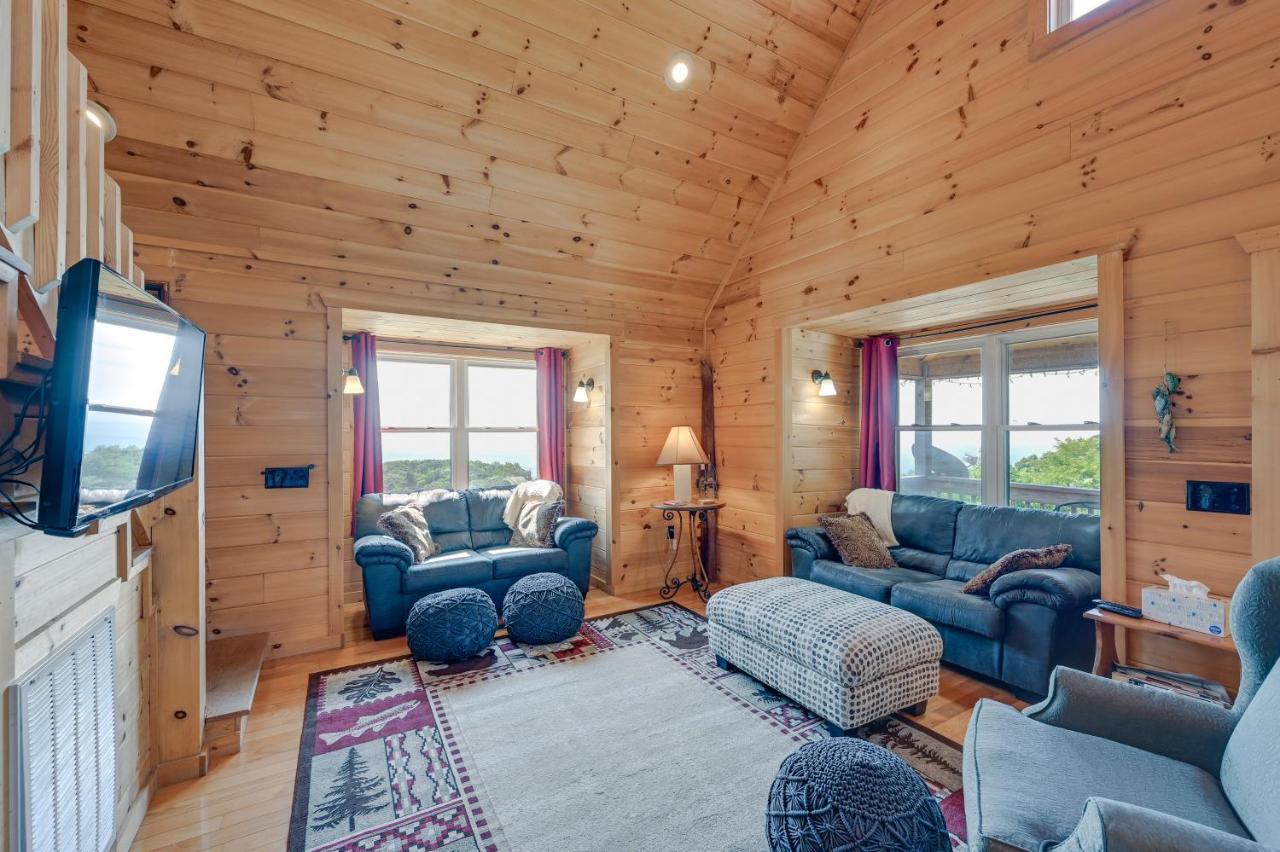 Warm And Cozy Cabin With Deck On Top Of The Blue Ridge Fancy Gap 외부 사진