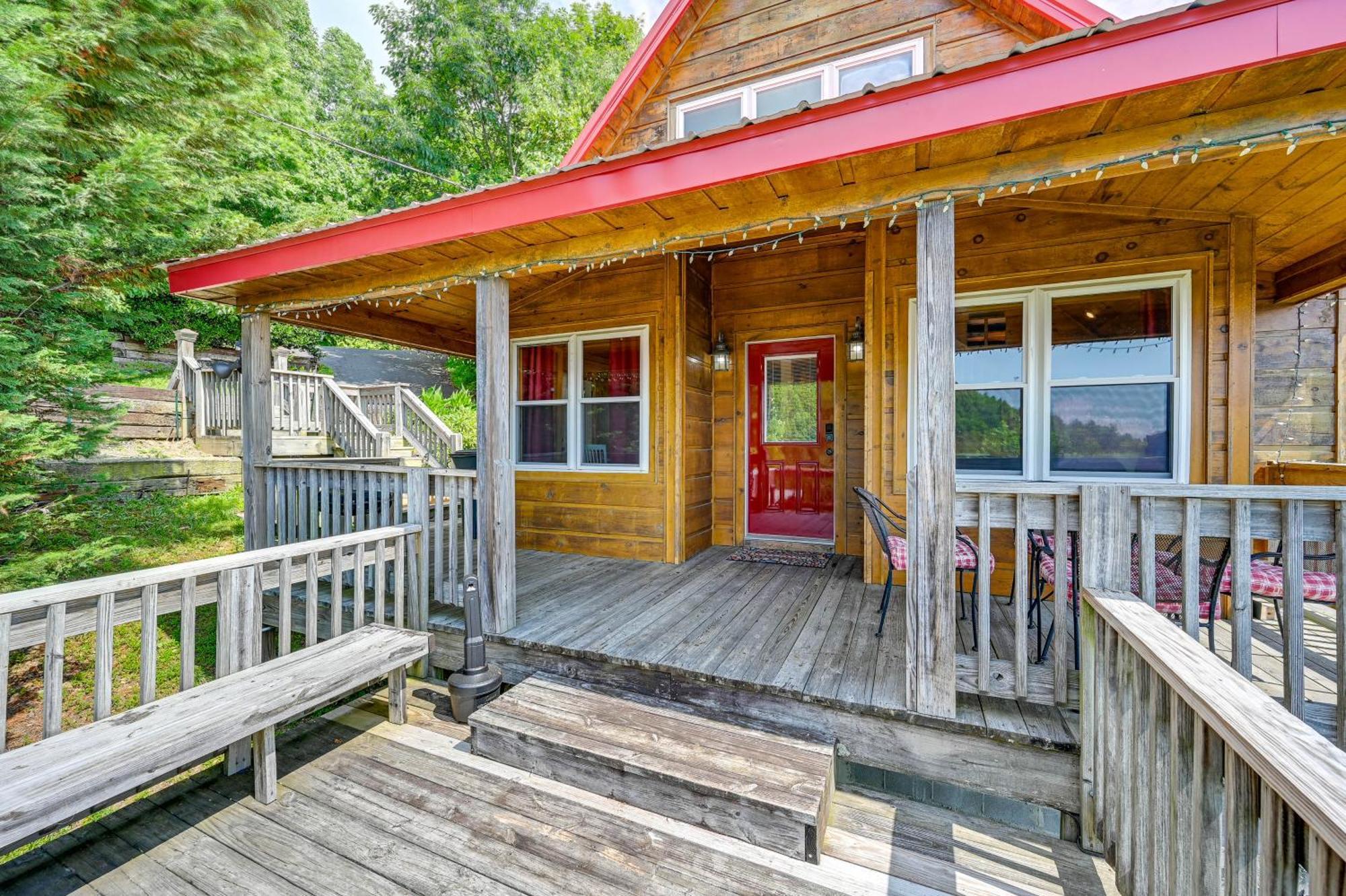 Warm And Cozy Cabin With Deck On Top Of The Blue Ridge Fancy Gap 외부 사진